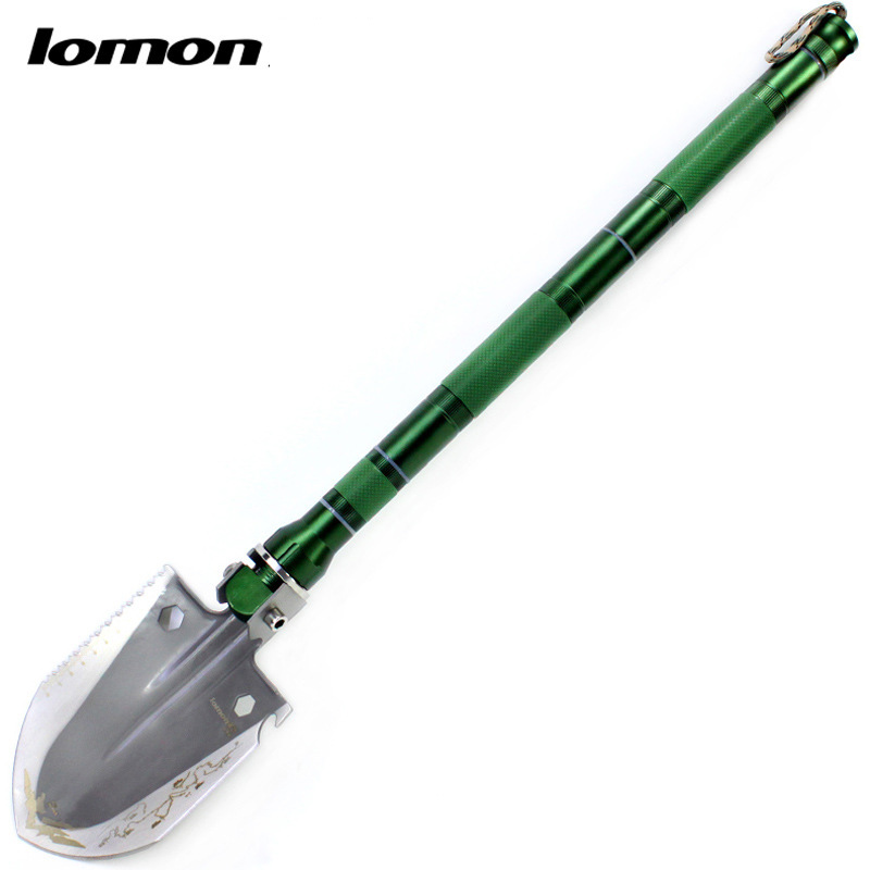 Lomon Portable Folding Camping Shovel Survival Multi-function Shovel